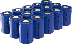 Tenergy 4/5 SubC 1.2 Volts 1300mAh NiCD Rechargeable Batteries, 15 Pack Tenergy 4/5 SubC 1.2 Volts 1300mAh NiCD Rechargeable Batteries, 15 Pack