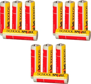 School Smart - 595618 Alkaline AA Battery, Pack of 12 School Smart - 595618 Alkaline AA Battery, Pack of 12