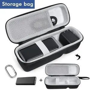 Carrying Case EVA Shockproof Protective Hard Case Anti-scratch Travel Carry Bag for Anker Prime 27650/20000/12000mAh Power Bank