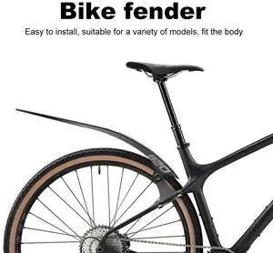 Bike Tire Wheel Mudguard Adjustable Road Bike Wheel Fenders Lightweight Front & Rear Mudguard for Front Rear Wheels Below 50mm