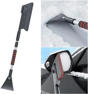 Car Ice Scraper for Winter Universal Car Snow Shovel with EVA Foam Handle Car Glass Windshield Snow Remover Shovel for Car Clean