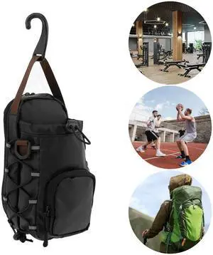 Magnetic Gym Bag with Water Bottle Holder Gym Crossbody Bag Gym Bottle Carrier Bag for Men Women Gym Accessories Organizer