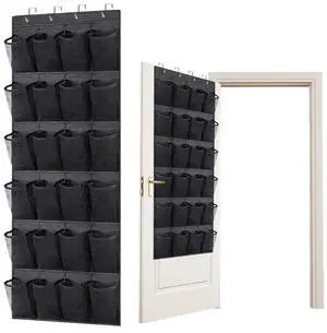 2Pcs Over The Door Shoe Organizer Shoes Hanging Organizer Heavy Duty Shoe Organizer Mesh Shoes Organizer for Large Shoes