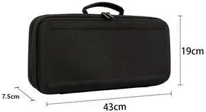 EVA Hard Travel Case Shockproof Hard Case Anti-Scratch Zipper Bags Dust-Proof for Airstrait HT01 Hair Straightener