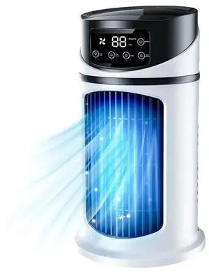 3 in 1 Quiet Cooling Desk Fan 6 Speeds Options Personal Quiet Table Fan Circulation Wind Air Cooler for Office Bedroom Desktop