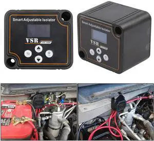 Dual Isolator 12V 140A Voltage Sensitive Relay VSR Split Charge Relay Voltage Setting VSR For Camper Car RV Boat