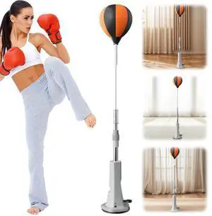 Punching Reflex Ball Set with Stand Boxing Equipment Height Adjustable for Training Boxing Stress Relief & Fitness