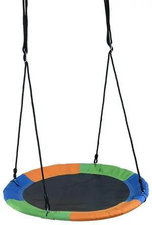 Flying Swing 300KG Weight Capacity Flying Saucer Round Tree Swing Play Set 900D Oxford with Adjustable Ropes for Kids and Adults
