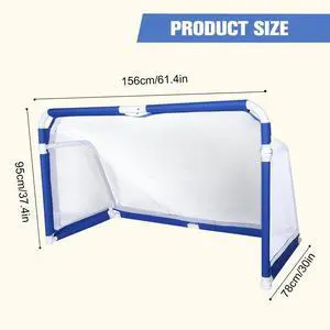 Soccer Goal Portable Folding Soccer Net Foldable Football Goal for Kids and Youth Outdoor Soccer Ball Training