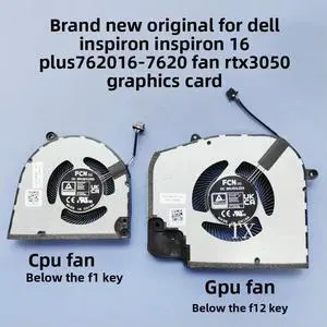 For INSPIRON 16 PLUS 7620 16-7620 0N49HW 0Y2TW6 Fan