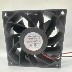 Cooler Fan for RUNDA RD9238B24H-S 24V 0.80A 9CM frequency converter Cooling fan 92*92*38MM