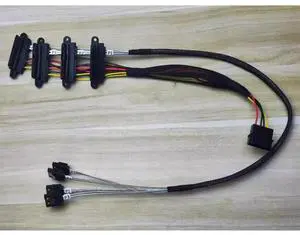 SFF-8482 Mini SAS To SATA Connection Cable 29P-SATA Hard Disk Server Data Cable SFF-8482 Mini SAS To SATA Connection Cable 29P-SATA Hard Disk Server Data Cable