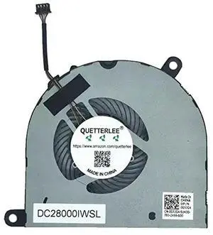 Replacement Laptop Integrated Graphics H-Series Processors CPU Cooling Fan for Latitude 5480 5490 5491 5495 Series Fan