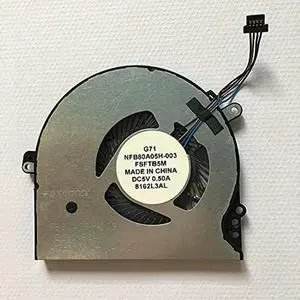 Fan for Pavilion 14-BK 15-CC5xx Thru 15-CC6xx 15-CK CPU Cooling Fan 927918-001