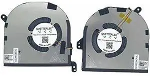 Replacement Laptop CPU+GPU Cooling Fan for XPS 2020 Year 15 9500 9510 Precision 5550 Series Fan
