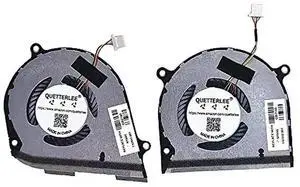 Replacement Laptop CPU and GPU Cooling Fan For 15-DS 15-DR 15M-DS 15M-DS0011DX 15-DS0013NR 15-DS0003CA Series Fan