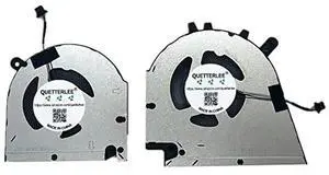 =Replacement Laptop CPU + GPU Cooling Fan for Inspiron 15 Plus 7510 Series Fan