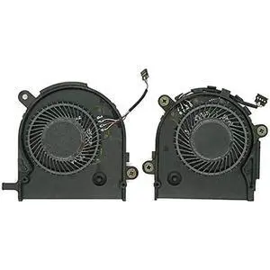 Replacement CPU and GPU Cooling Fan  For EliteBook X360 1030 G3 Series L31859-001 L34272-001 0FKB50000H 0FKB30000H Fan