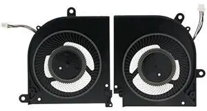 CPU GPU Cooling Fan for Stealth 15M A11UEKV-009US MS-1563 BS5405HS-U4W BS5405HS-U4X
