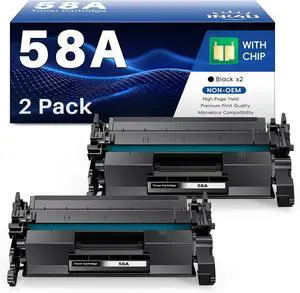 INK4U 58A Toner Cartridge Black Compatible Replacement for 58A CF258A Toner Cartridge 58X CF258X for LaserJet Pro M404dn M404dw M404n, MFP M428fdw M428dw M428fdn Printer (Black 2-Pack) INK4U 58A Toner Cartridge Black Compatible Replacement for 58A CF258A Toner Cartridge 58X CF258X for LaserJet Pro M404dn M404dw M404n, MFP M428fdw M428dw M428fdn Printer (Black 2-Pack)