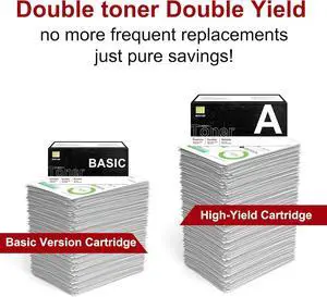 410A Toner Cartridges with Chip Replacement for HP 410A 410X 410 CF410A CF411A CF412A CF413A Pro MFP M477fnw M477fdw M477fdn M452dn M452nw M477 Printer 4-Pack-(Black Cyan Yellow Magenta)