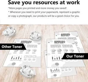 TN830XL Toner Cartridge: 2-Pack Compatible TN-830XL TN830 Replacement for Brother TN830 XL Toner Cartridge with HL-L2460DW MFC-L2820DW HL-L2405W HL-L2480DW Printer [3,000 Pages]