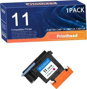 11 C4810A C4811A C4812A C4813A Compatible Printhead Replacement for HP Printers to Use with OfficeJet Pro K850 K850DN 9100 9110 9120 9130 DesignJet 20PS Printer C4812A