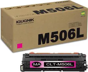 1 Pack CLT-M506L Magenta Toner Cartridgewith Chip Replacement for Samsung CLT-M506L Work with CLP-680DW CLP-680ND CLX-6260FD CLX-6260FR CLX-6260FW CLX-6260ND| CLT-M506L