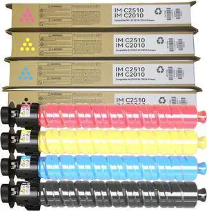IM C2510 IM C2010 Toner Cartridge High Yield 842554 842555 842556 842557 Toner Replacement for Ricoh IMC2010 IMC2510 Printer Toner (4-Pack,Black Cyan Magenta Yellow) IM C2510 IM C2010 Toner Cartridge High Yield 842554 842555 842556 842557 Toner Replacement for Ricoh IMC2010 IMC2510 Printer Toner (4-Pack,Black Cyan Magenta Yellow)