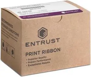 Generic Entrust 525100-011 Sigma DS2 YMCKF-KT Color Ribbon  300 Image with UV Panel for use specifically with Entrust Sigma DS1 and DS2 ID Card Printers