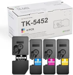 4 Pack TK5452 Toner Cartridge: Compatible TK5452K TK5452C TK5452M TK5452Y Toner Replacement TK-5452 Toner for Kyocera ECOSYS PA2600cwx PA2600cx MA2600cwfx MA2600cwx Printer 4 Pack TK5452 Toner Cartridge: Compatible TK5452K TK5452C TK5452M TK5452Y Toner Replacement TK-5452 Toner for Kyocera ECOSYS PA2600cwx PA2600cx MA2600cwfx MA2600cwx Printer