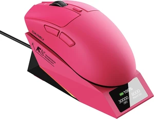 DAREU AE6 Pro Wireless Gaming Mouse with Display Charging Dock-Magenta DAREU AE6 Pro Wireless Gaming Mouse with Display Charging Dock-Magenta