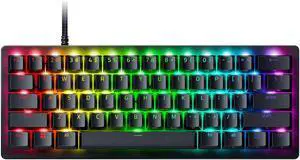 Huntsman V3 Pro Mini 60% Esports Gaming Keyboard: Analog Optical Switches - Snap Tap - Rapid Trigger - Adjustable Actuation - Dual-Purpose Mod Keys - Doubleshot PBT Keycaps - Black Huntsman V3 Pro Mini 60% Esports Gaming Keyboard: Analog Optical Switches - Snap Tap - Rapid Trigger - Adjustable Actuation - Dual-Purpose Mod Keys - Doubleshot PBT Keycaps - Black