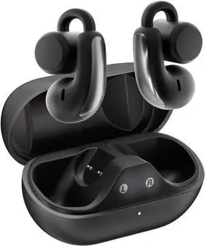 Wireless Ear Clip Headphones, Open Wireless Earbuds, Bone Conduction Headphones, Clip Headphones, Bluetooth Earphones with Microphone Headphones for Earbuds for Running