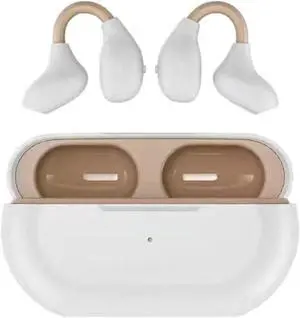 Clip On Earbuds Open Ear Headphones Earbuds Wireless Bluetooth 5.2 Ear Clip Earbuds Sport Earphones Built-In Mic With Ear Hooks 36H Playtime Open Ear Earbuds Charging Case Running Earbuds wait