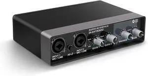 USB Audio Interface for Recording Music, AudioBox Mic Preamps 48v 2 Channel for Streaming and Podcasting Recording USB Audio Interface for Recording Music, AudioBox Mic Preamps 48v 2 Channel for Streaming and Podcasting Recording