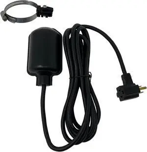 Sump Pump Tethered Float Switch, Universal Float Switch Replacement with Piggyback Plug for Sewage and Sump Pump, Superior Backup Float Switch with Reliable Water Level Sensor - 20 foot cord Sump Pump Tethered Float Switch, Universal Float Switch Replacement with Piggyback Plug for Sewage and Sump Pump, Superior Backup Float Switch with Reliable Water Level Sensor - 20 foot cord