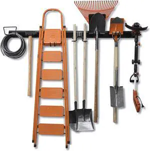 Wallmaster Garage Tool Storage Rack, Wall Mounted Garden Tool Organizer Wallmaster Garage Tool Storage Rack, Wall Mounted Garden Tool Organizer