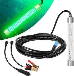 Green Underwater Kayak Fishing Light for Crappie & Squid, 12V/110V Green Underwater Kayak Fishing Light for Crappie & Squid, 12V/110V