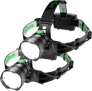 2-Pack High Lumens LED Headlamp Rechargeable, Up to 50H Runtime 2-Pack High Lumens LED Headlamp Rechargeable, Up to 50H Runtime