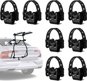 8 Sets Bike Rack Straps Replacement Bicycle Hitch Strap Cradle Car Rack Parts Bike Carrier Mount Rubber Strap for SUV Truck Minivan Hatchback Sedan Accessories (1 Inch Trailer Hitch) 8 Sets Bike Rack Straps Replacement Bicycle Hitch Strap Cradle Car Rack Parts Bike Carrier Mount Rubber Strap for SUV Truck Minivan Hatchback Sedan Accessories (1 Inch Trailer Hitch)