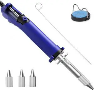 929D VI 180W Electric Desoldering Iron Tool Temperature Controlled with Removable Solder Sucker with 3 Nozzles Pump Function Soldering Iron 929D VI 180W Electric Desoldering Iron Tool Temperature Controlled with Removable Solder Sucker with 3 Nozzles Pump Function Soldering Iron