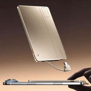 0.2'' Ultra Slim Power Bank 5000mAh, USB C Built-in Cable Charger 0.2'' Ultra Slim Power Bank 5000mAh, USB C Built-in Cable Charger