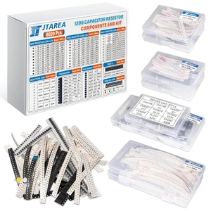 6020-Piece SMD 1206 Resistors & Components Kit, Resistors, Capacitors, LEDs, ICs 6020-Piece SMD 1206 Resistors & Components Kit, Resistors, Capacitors, LEDs, ICs