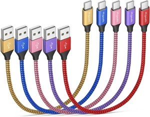 USB to USB C Cable 1ft 5-Pack USB A to USB C Cable Fast Charging USB to USB C Cable 1ft 5-Pack USB A to USB C Cable Fast Charging