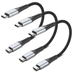 6 Inch USB C to USB C Cable 60W Short Type C Charger Cord for iPhone 17 16 6 Inch USB C to USB C Cable 60W Short Type C Charger Cord for iPhone 17 16