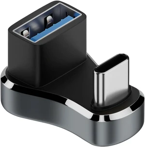 Wider USB C to USB3.1 U Shaped Angle Adapter 10Gbps Type C Male to USB3.1 Female Wide Distance 180 Degree Connector OTG 36W Charging (C to A) LED/Al Alloy for Steam Deck Smartphone Tablet Wider USB C to USB3.1 U Shaped Angle Adapter 10Gbps Type C Male to USB3.1 Female Wide Distance 180 Degree Connector OTG 36W Charging (C to A) LED/Al Alloy for Steam Deck Smartphone Tablet