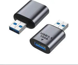 Adapter USB 3.0/3.1 Type A Female to USB 3.0/3.1 A Male Data Adapter 10Gbps Extension for Laptop Desktop Adapter USB 3.0/3.1 Type A Female to USB 3.0/3.1 A Male Data Adapter 10Gbps Extension for Laptop Desktop
