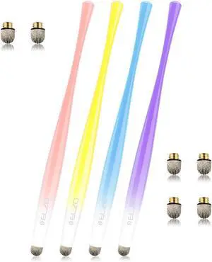 Capacitive Stylus Pens Premium Metal Slim Combo 4 Pack Tips for All Touch Screens iPad & Android Tablets DELL///Asus/Surface//iPhone/LG (Blue/Purple/Yellow/Pink) Capacitive Stylus Pens Premium Metal Slim Combo 4 Pack Tips for All Touch Screens iPad & Android Tablets DELL///Asus/Surface//iPhone/LG (Blue/Purple/Yellow/Pink)