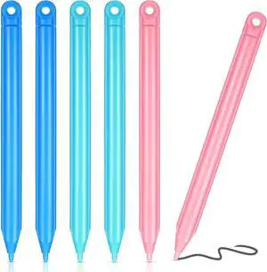 6 Pcs LCD Writing Tablet Pen Replacement for Kids Drawing Tablet Doodle Board Kids Stylus Pen for Drawing Pad 3 Colors 6 Pcs LCD Writing Tablet Pen Replacement for Kids Drawing Tablet Doodle Board Kids Stylus Pen for Drawing Pad 3 Colors
